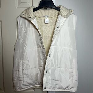 Staccato Cream Puffer Vest